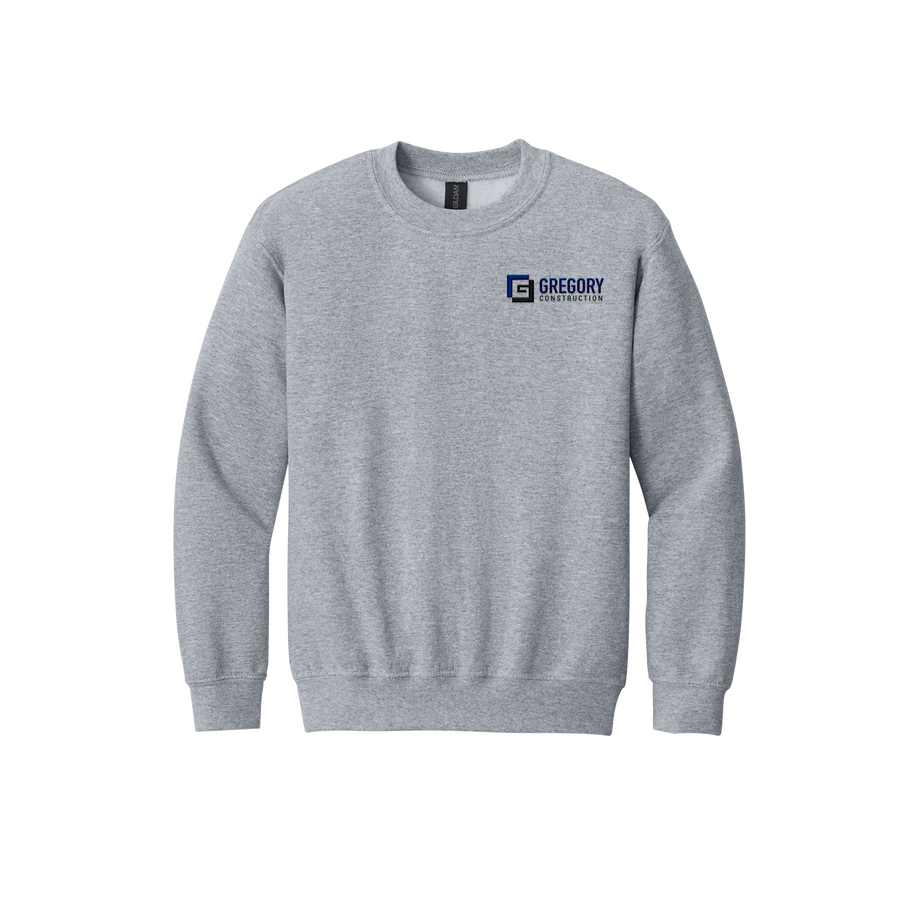 Gregory Construction - Gildan Youth Heavy Blend Crewneck Sweatshirt