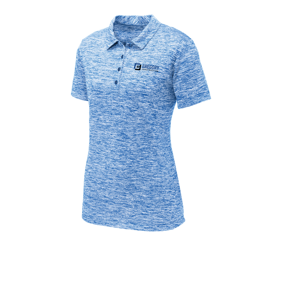 Gregory Construction -  BRO Ladies Heathered Polo